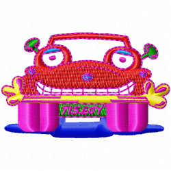 Kids Cars Embroidery Design 1